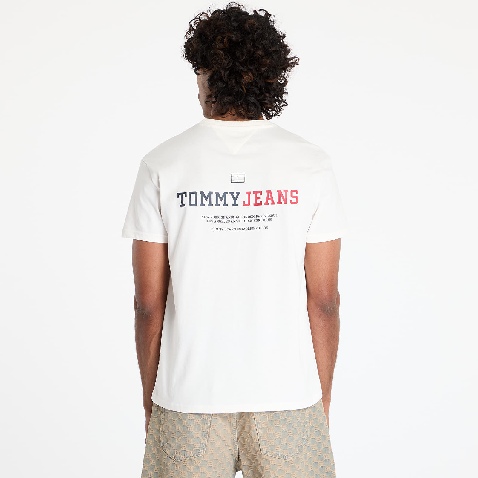 Мъжки тениски Tommy Jeans Reg Dna Graphic Tee White