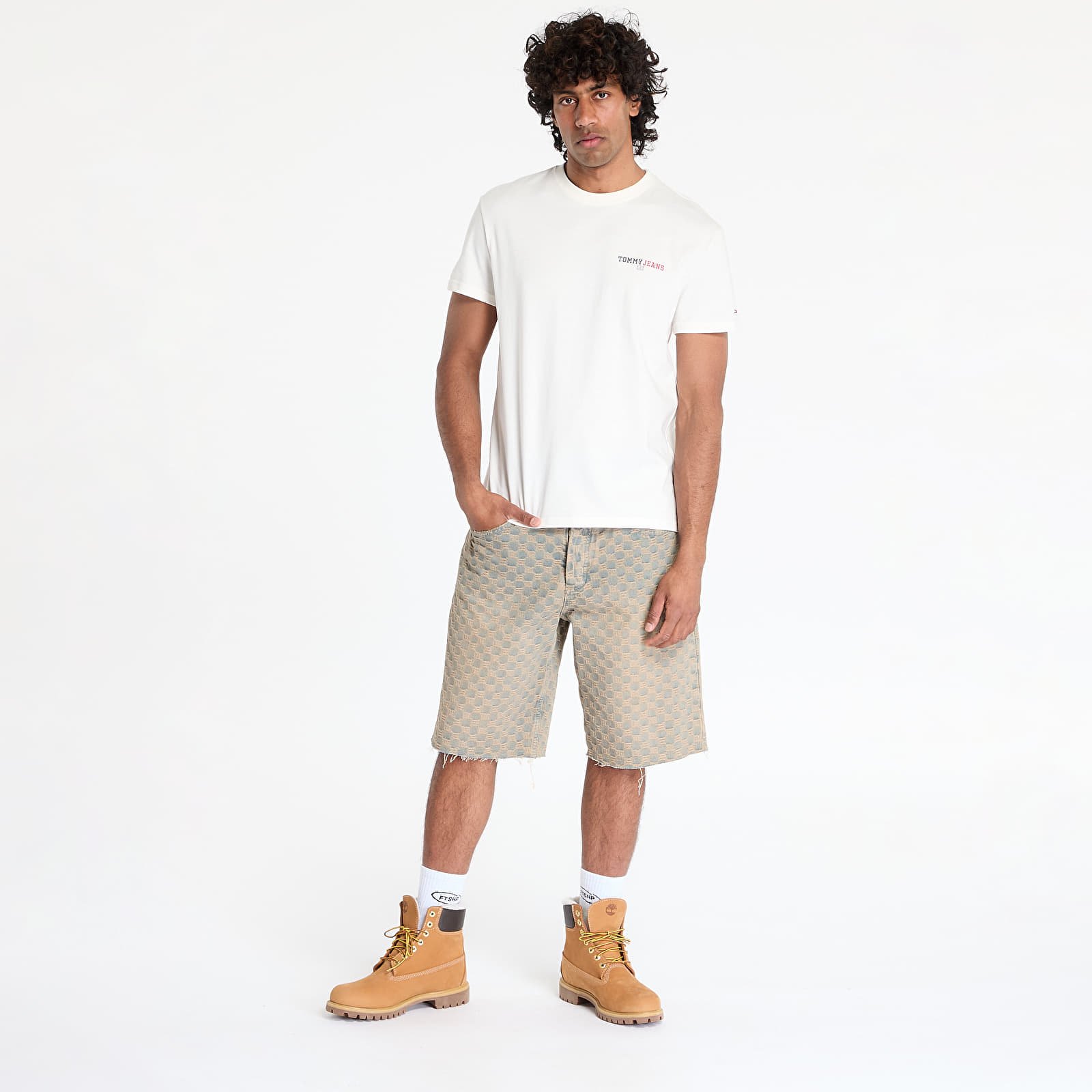 Мъжки тениски Tommy Jeans Reg Dna Graphic Tee White