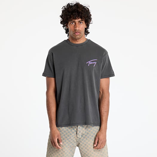 Μπλουζάκι Tommy Jeans Relaxed Faded Graphic Tee Black