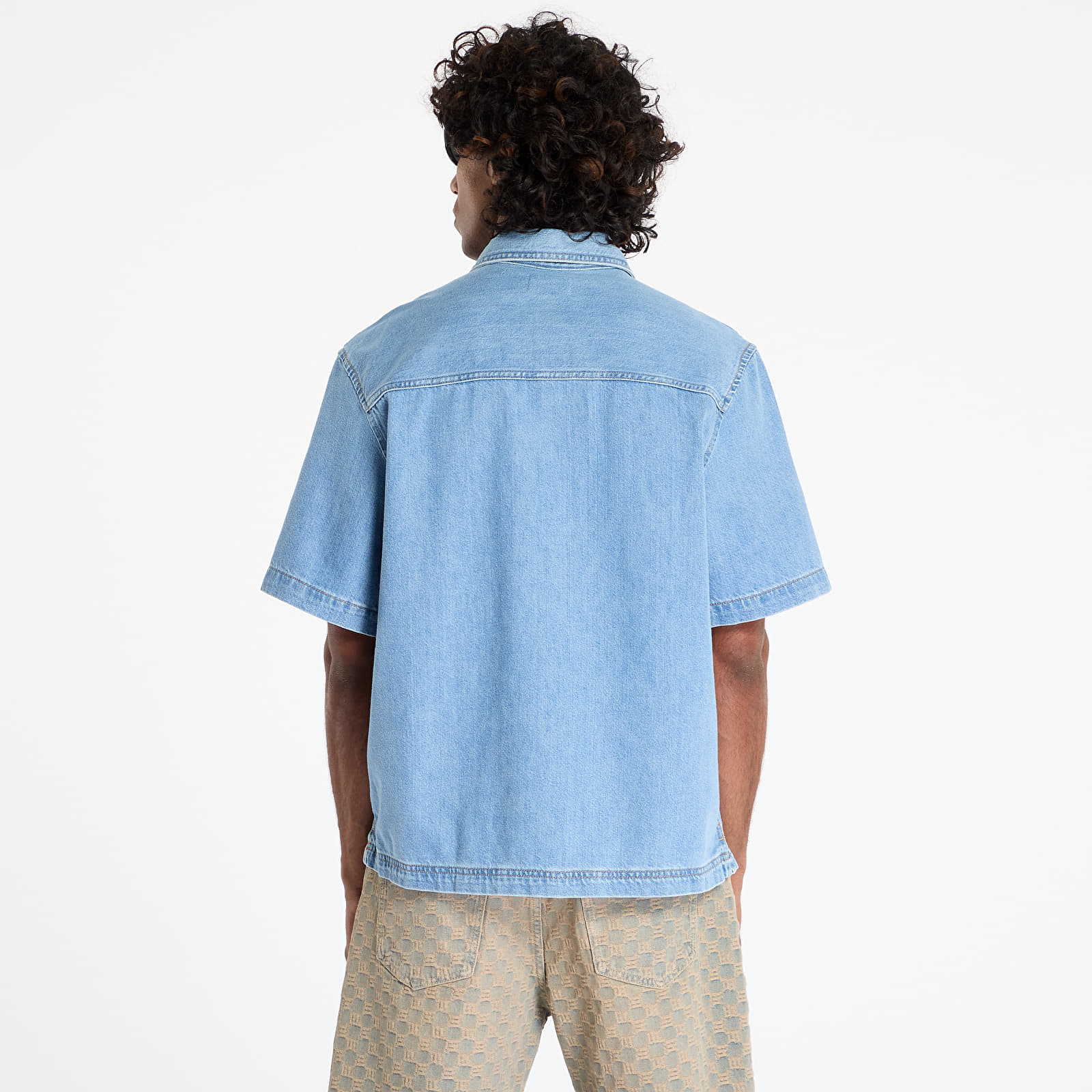 Moške srajce Calvin Klein Jeans Bowler Shirt Denim Light