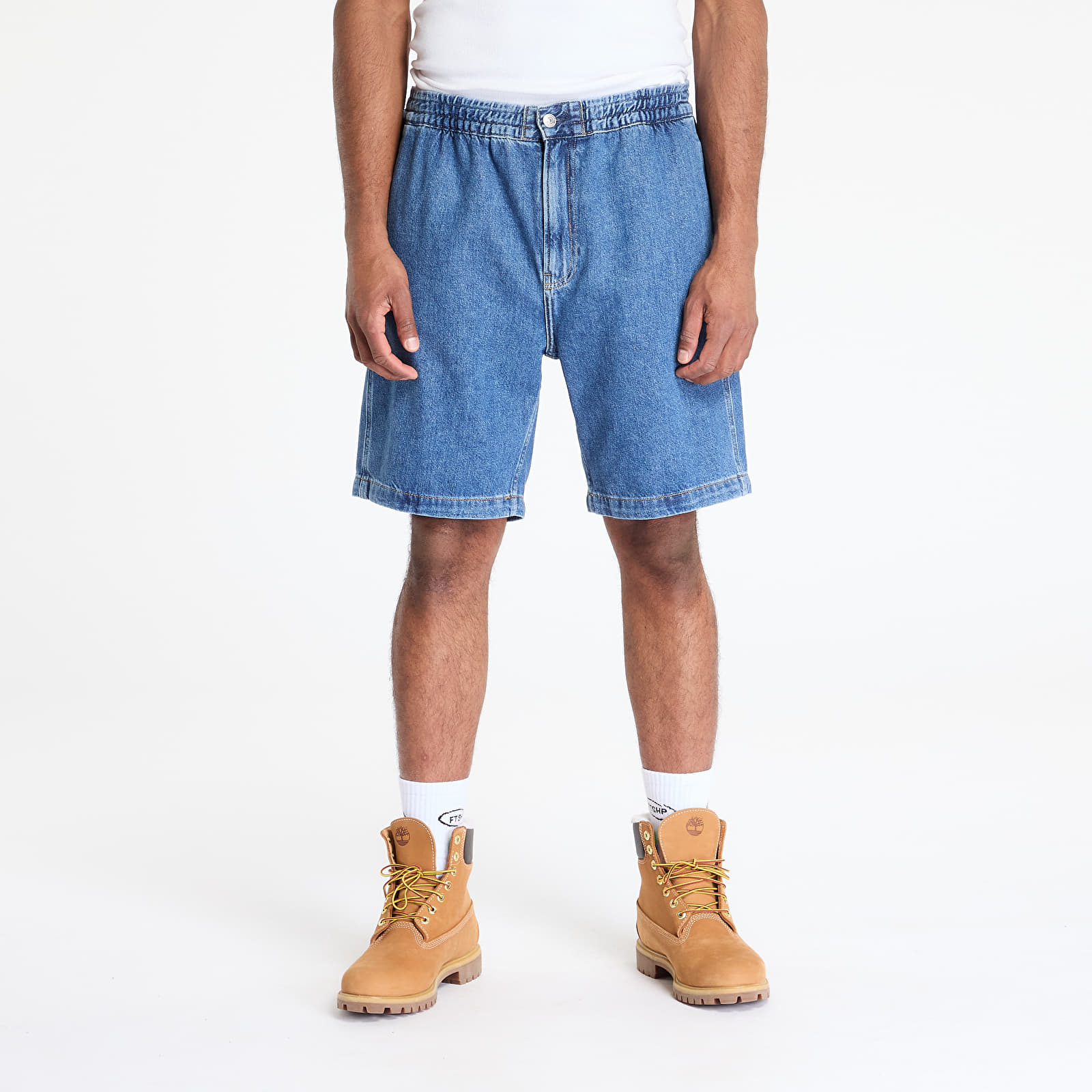Moške kratke hlače Calvin Klein Jeans Pull On Relaxed Denim Shorts Denim