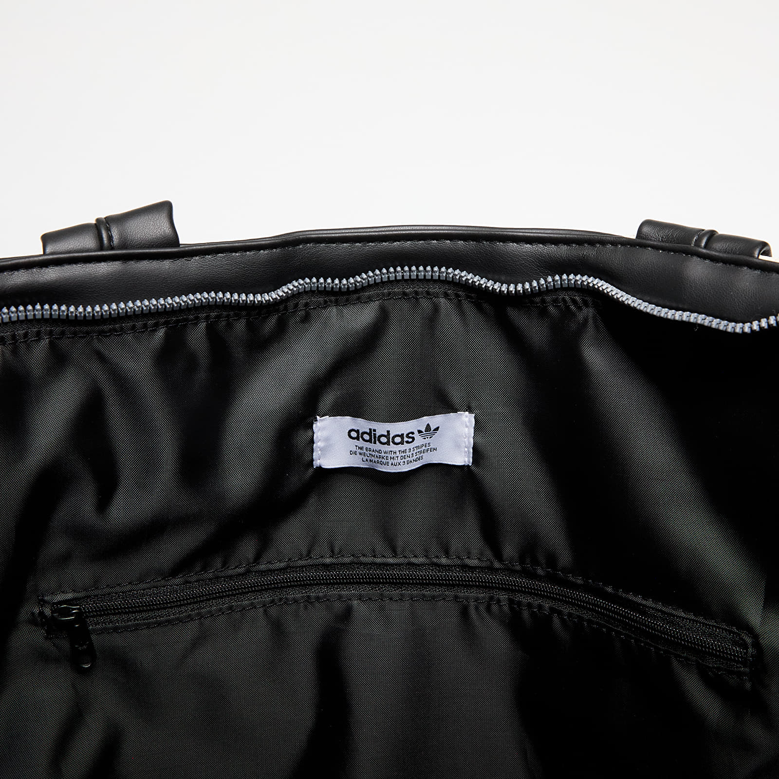 Umhängetaschen adidas Pu Outline Trefoil Shopper Bag Black
