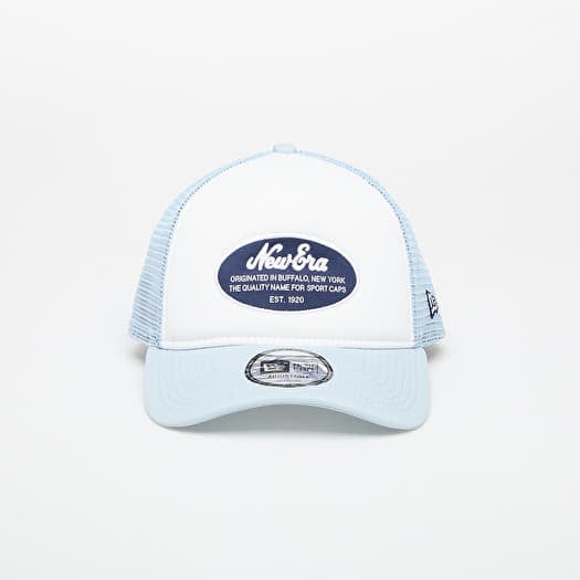Casquette New Era 9FORTY Oval Foam Patch Trucker Cap White/ Pastel blue