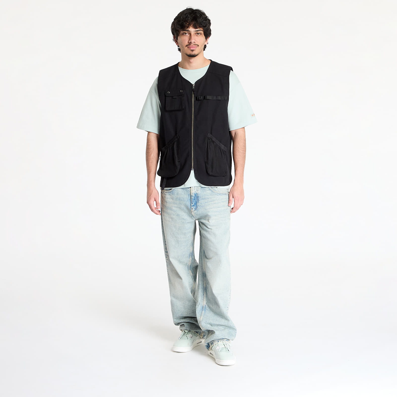Chalecos para hombre Vans LX Spade Utility Vest Black