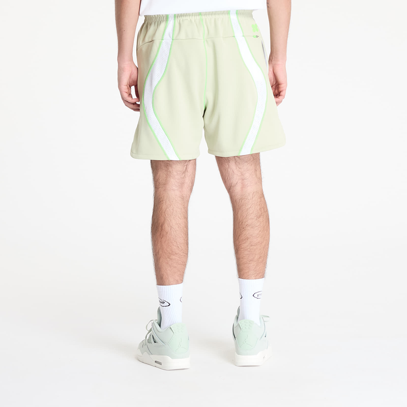 Men's shorts Nike Project F.R.O.G. Men's Woven Shorts Olive Aura/ White/ Green Strike