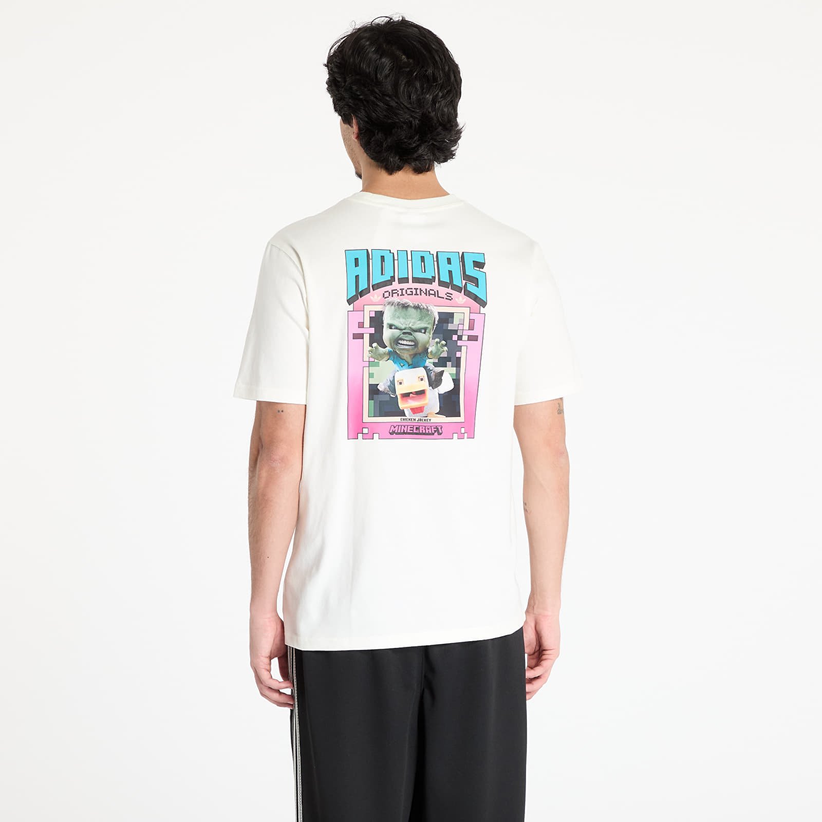 Camisetas hombre adidas x Minecraft Graphic Tee White/ Off White