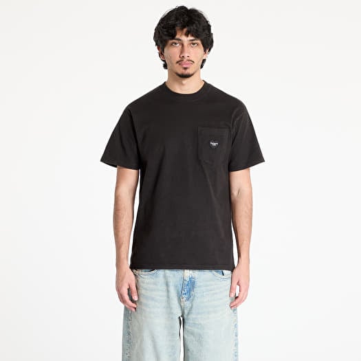 T-shirt Carhartt WIP S/S Ingo Pocket T-Shirt UNISEX Black Garment Dyed