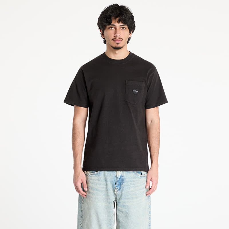 T-shirt Carhartt WIP S/S Ingo Pocket T-Shirt UNISEX Black Garment Dyed