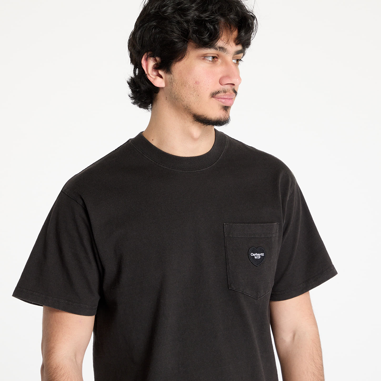 Camisetas hombre Carhartt WIP S/S Ingo Pocket T-Shirt UNISEX Black Garment Dyed