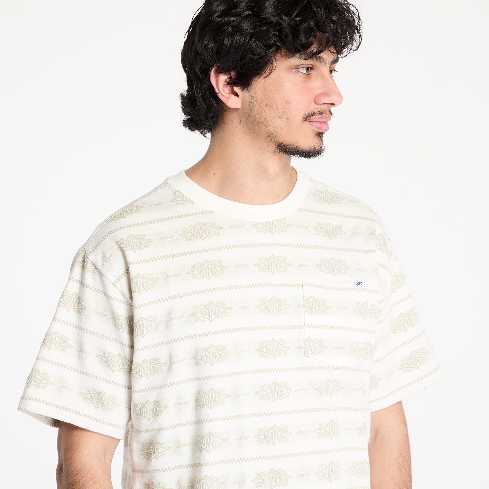 Men's T-shirts Vans LX Shorebreak SS Knit Marshmallow