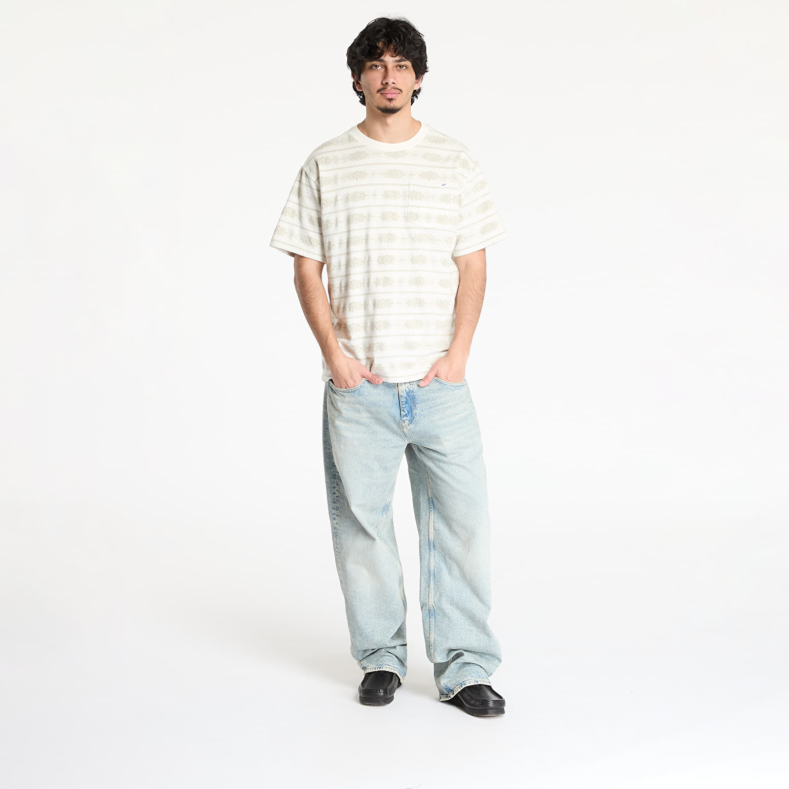 Men's T-shirts Vans LX Shorebreak SS Knit Marshmallow