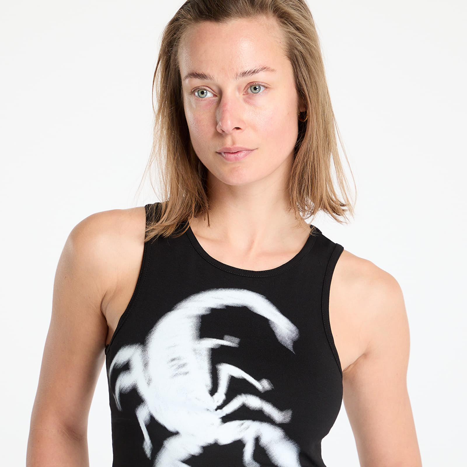 Camisetas de tirantes Vans Venom Fitted Crop Tank Black