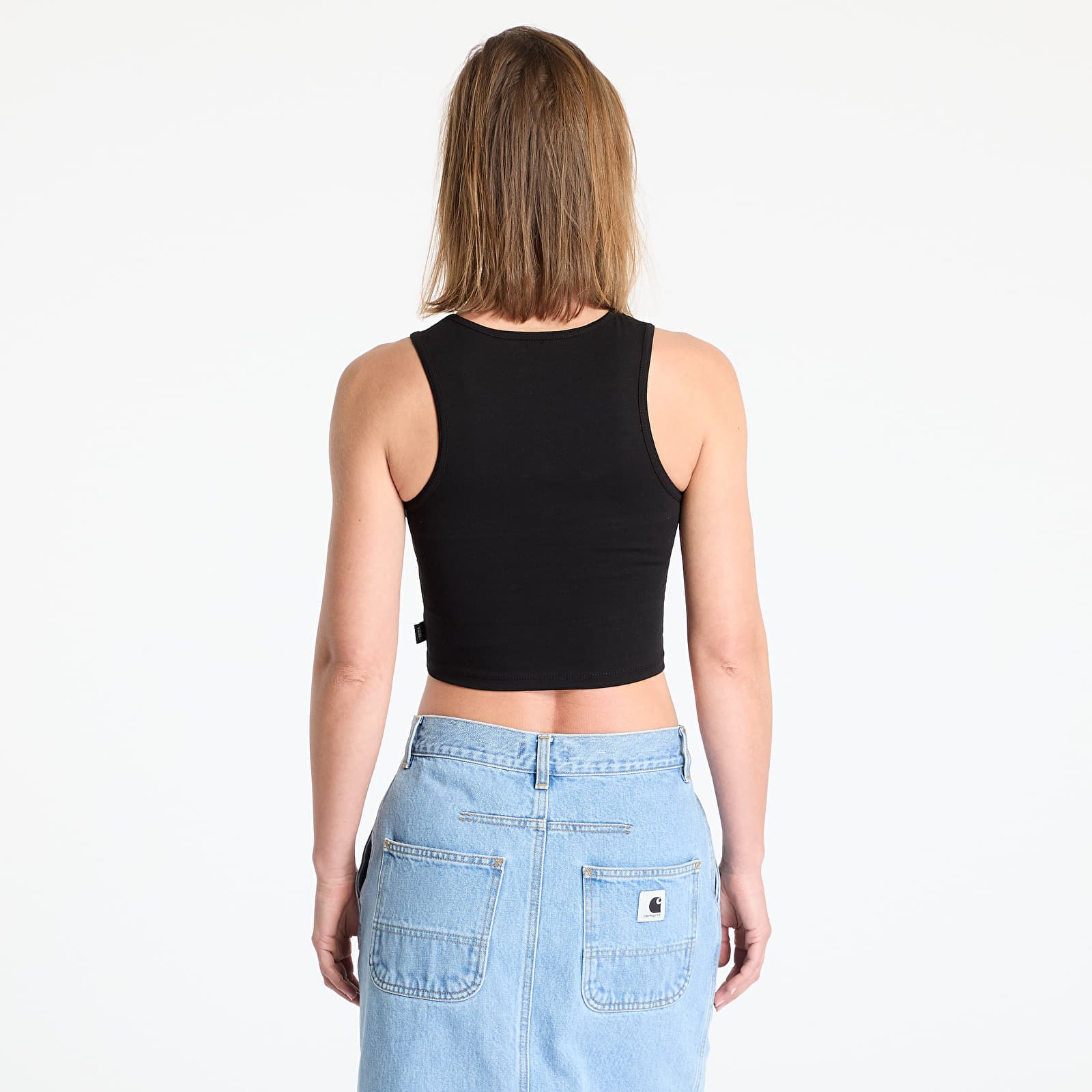 Camisetas de tirantes Vans Venom Fitted Crop Tank Black