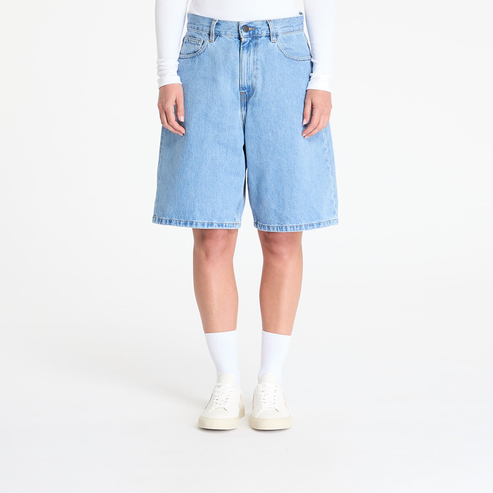 Къси панталони Carhartt WIP W' Brandon Short Blue L