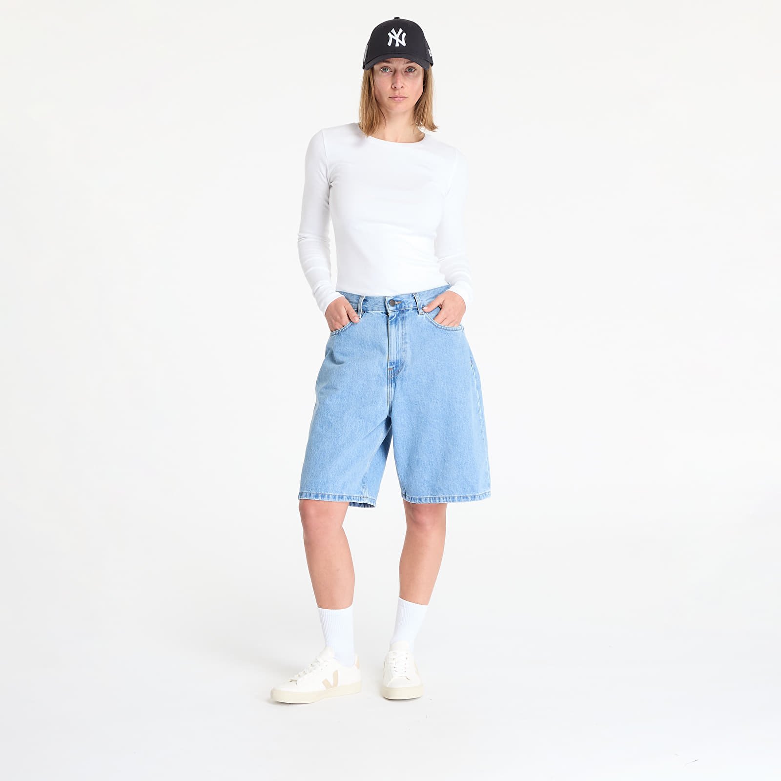 Naiste lühikesed püksid Carhartt WIP W' Brandon Short Blue