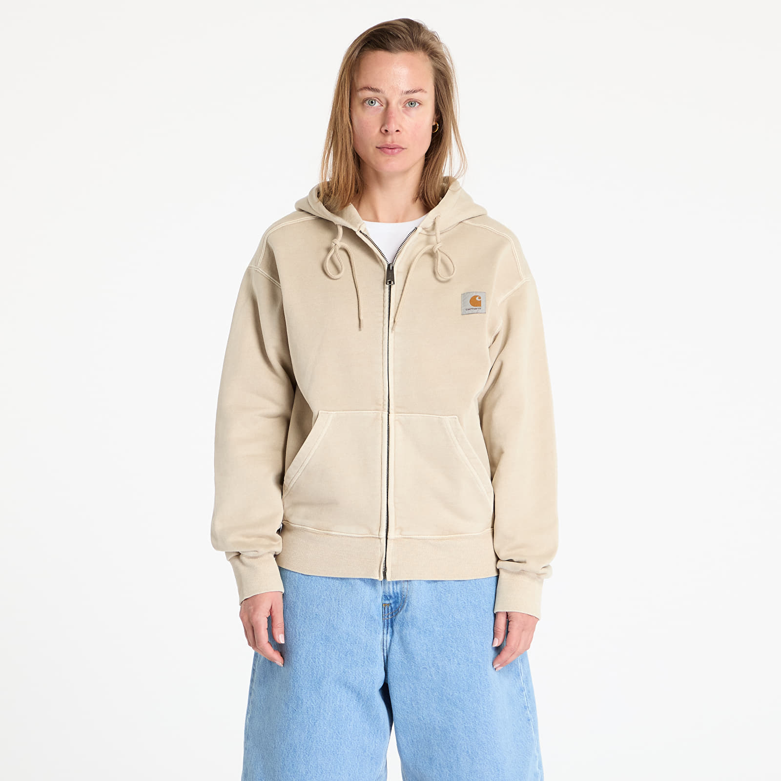 Sweatshirts Carhartt WIP Hooded Nelson Jacket UNISEX Fleur De Sel