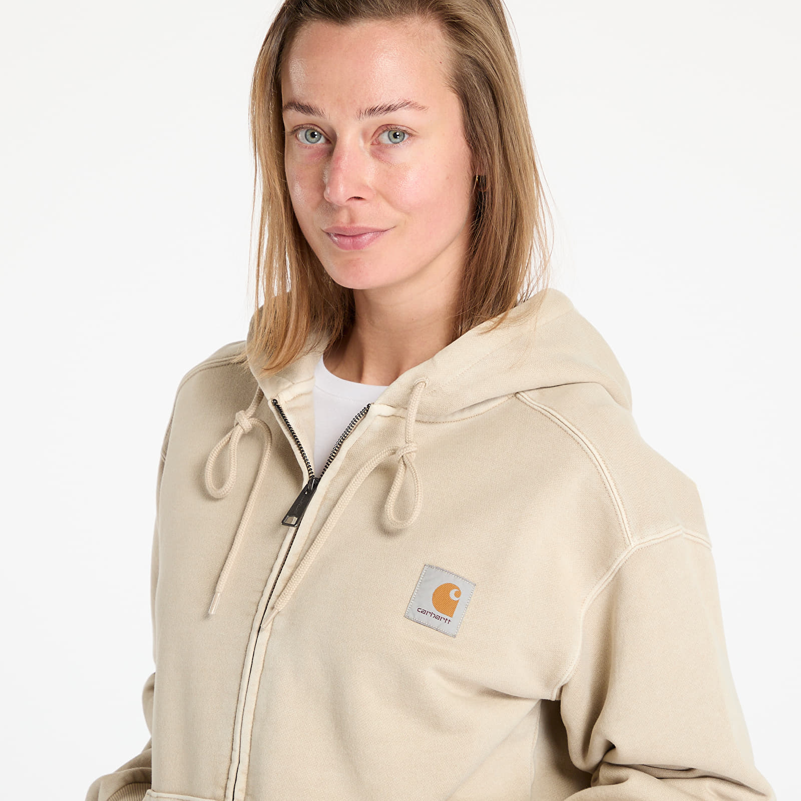 Sweatshirts Carhartt WIP Hooded Nelson Jacket UNISEX Fleur De Sel