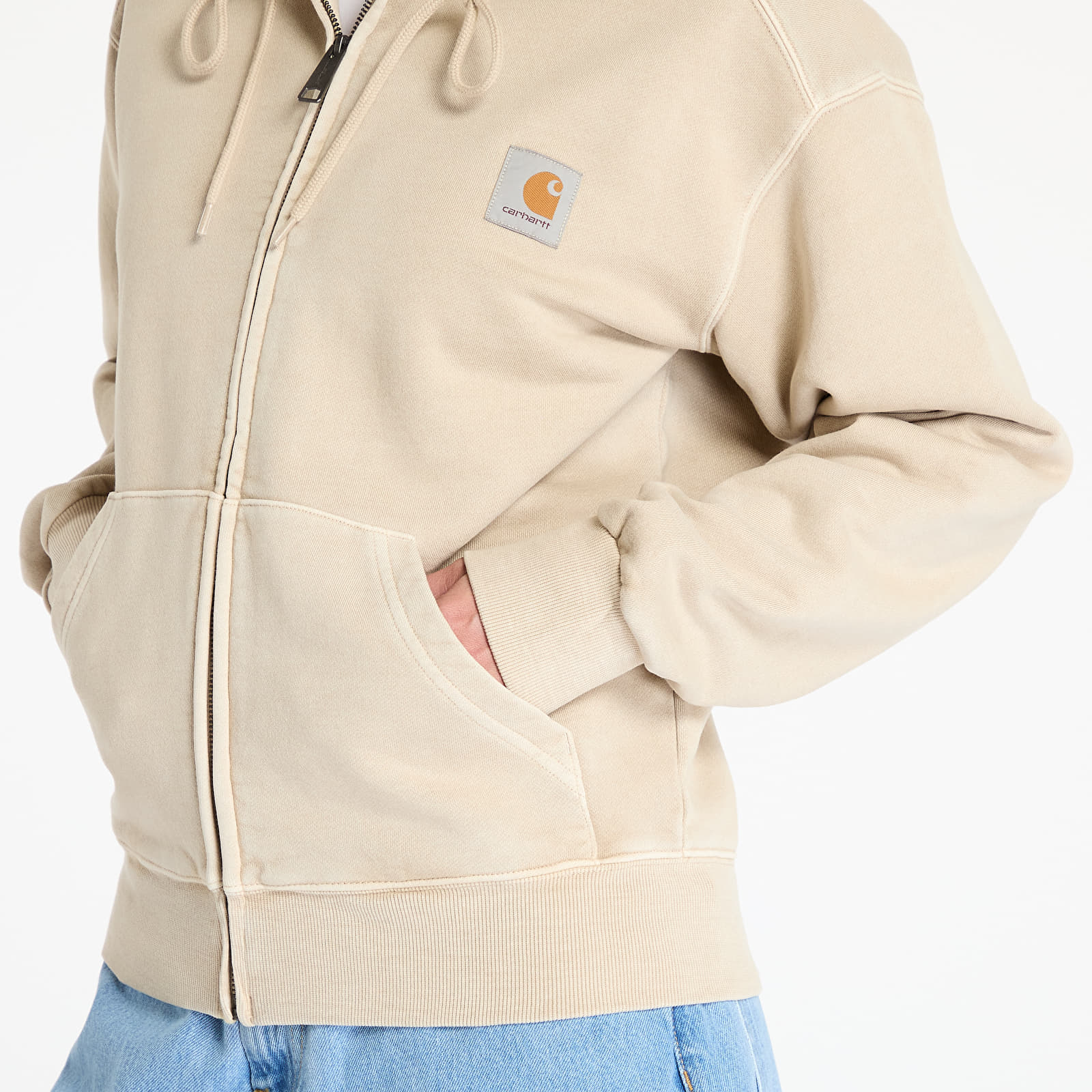 Sweatshirts Carhartt WIP Hooded Nelson Jacket UNISEX Fleur De Sel