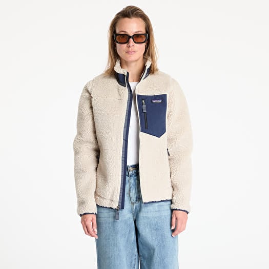 Μπουφάν Patagonia W's Classic Retro-X Jacket Natural/ New Navy