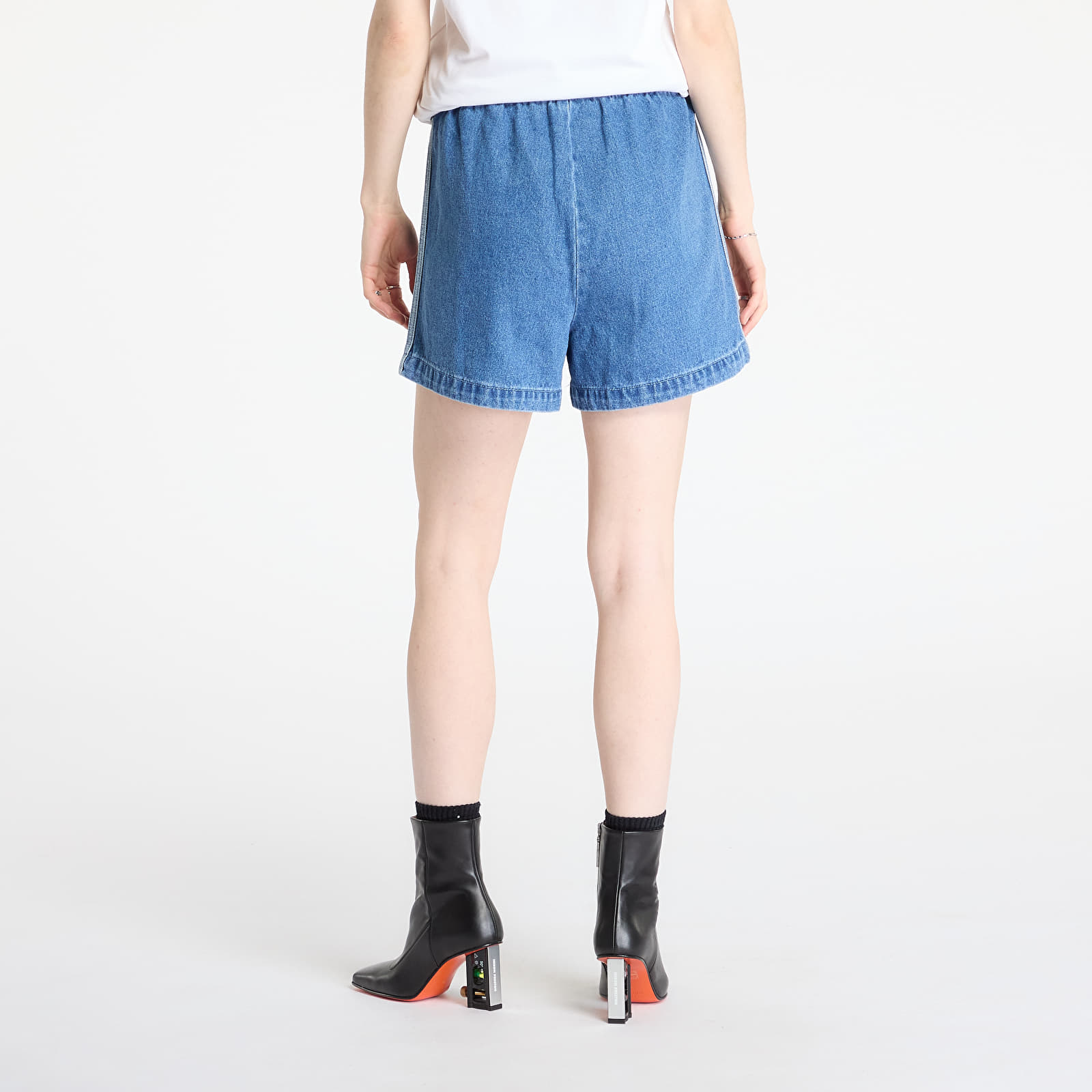 Women's Shorts adidas Firebird Adicolor Denim Short Blue/ Indigo Denim