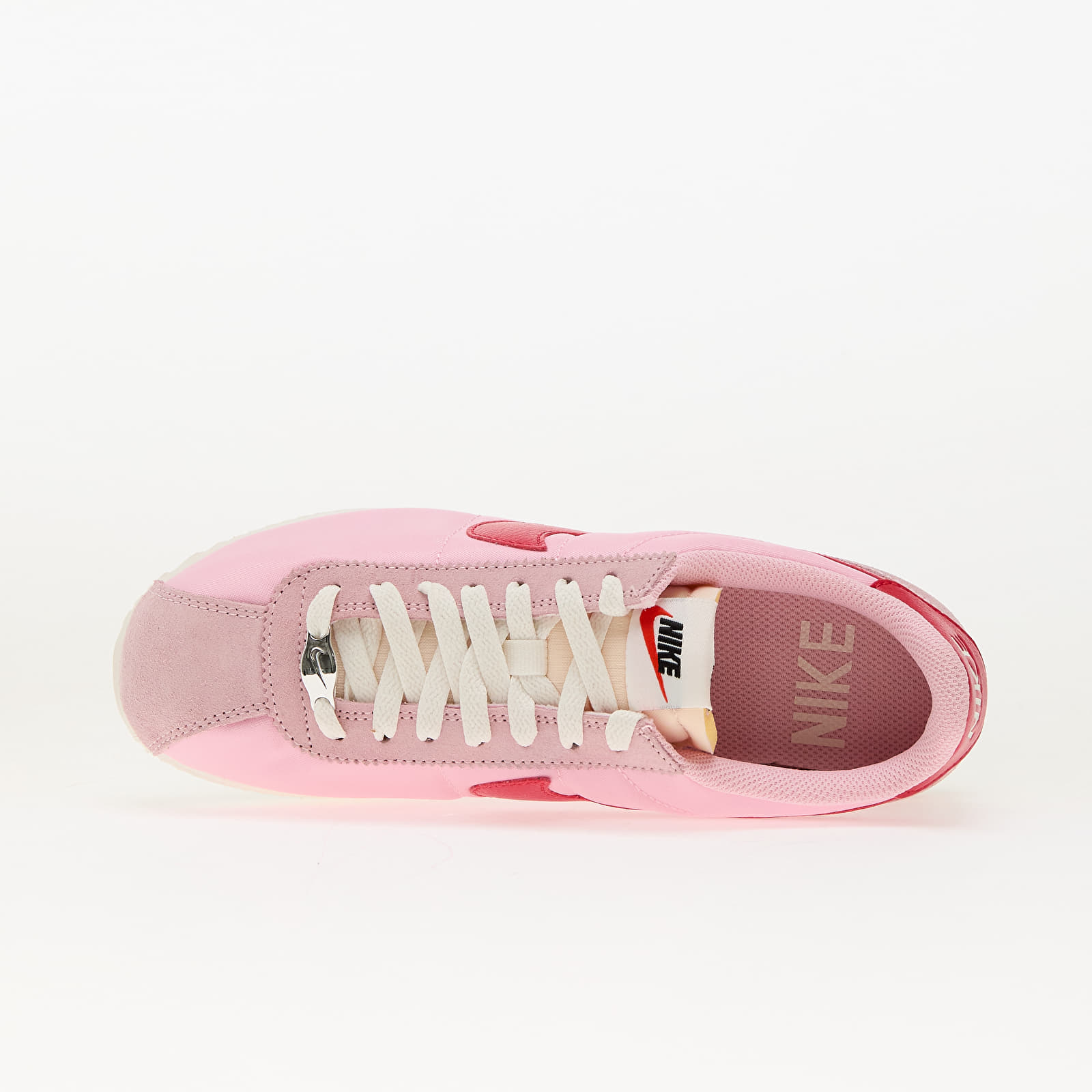 Dámské tenisky a boty Nike W Cortez Textile Med Soft Pink/ Fire Red-Sail-Team Orange