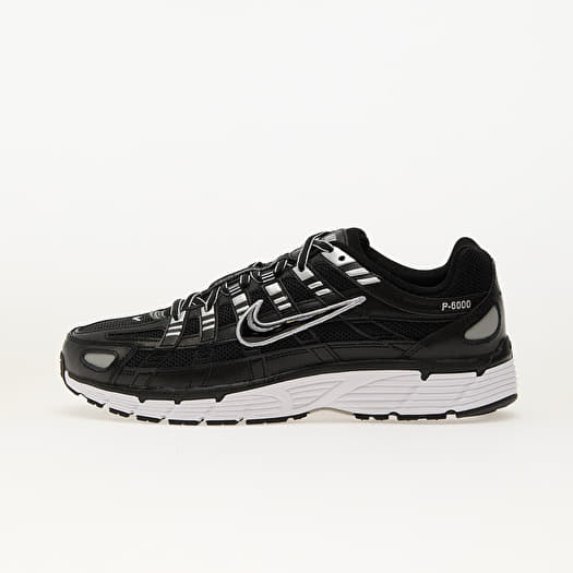 Nike P-6000 Black/ Black-White-Metallic Silver