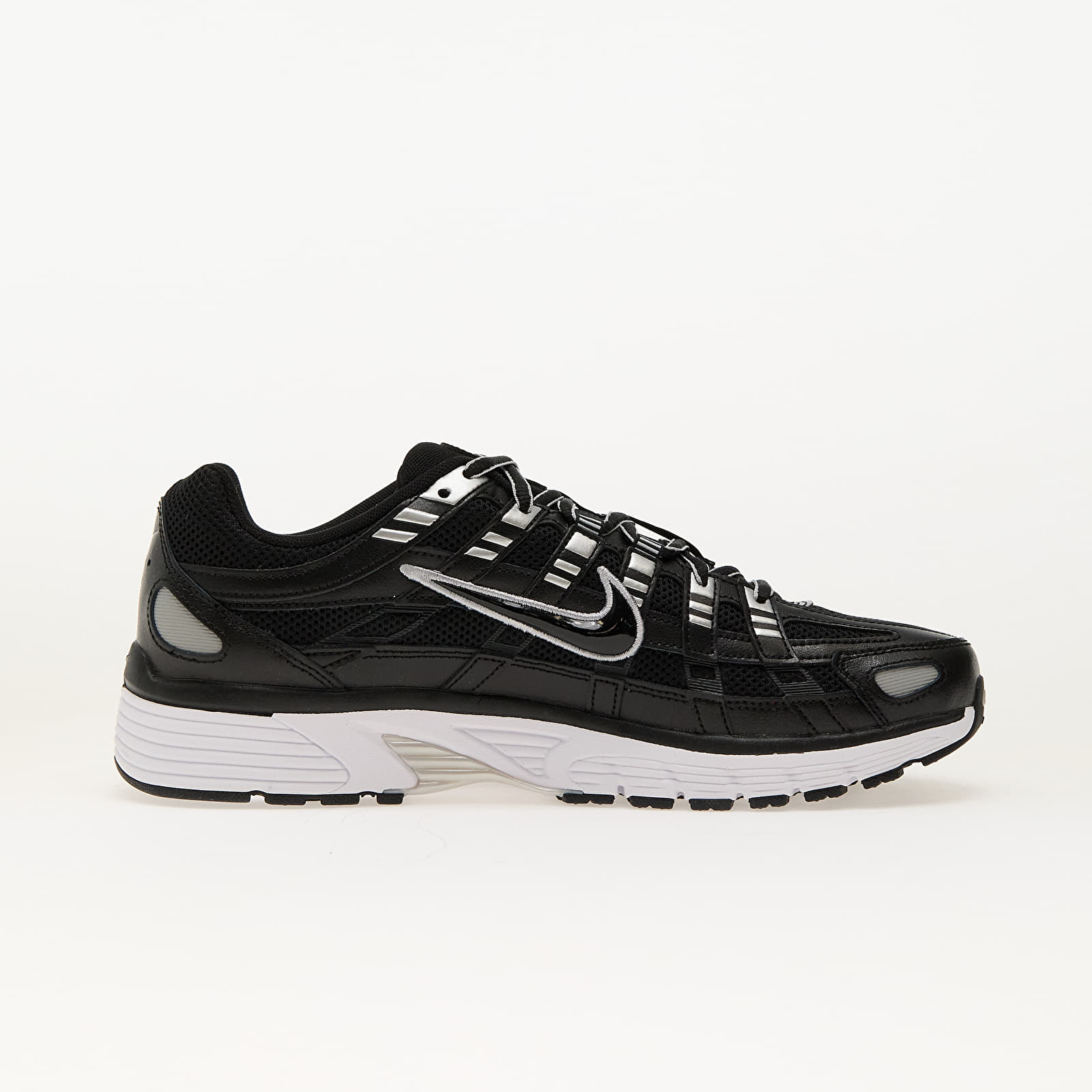 Scarpe uomo Nike P-6000 Black/ Black-White-Metallic Silver