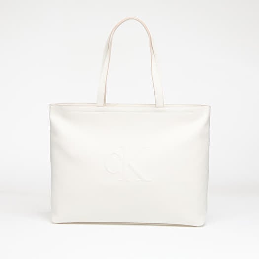 Sac Calvin Klein Jeans Sculpted Slim Tote Lily White
