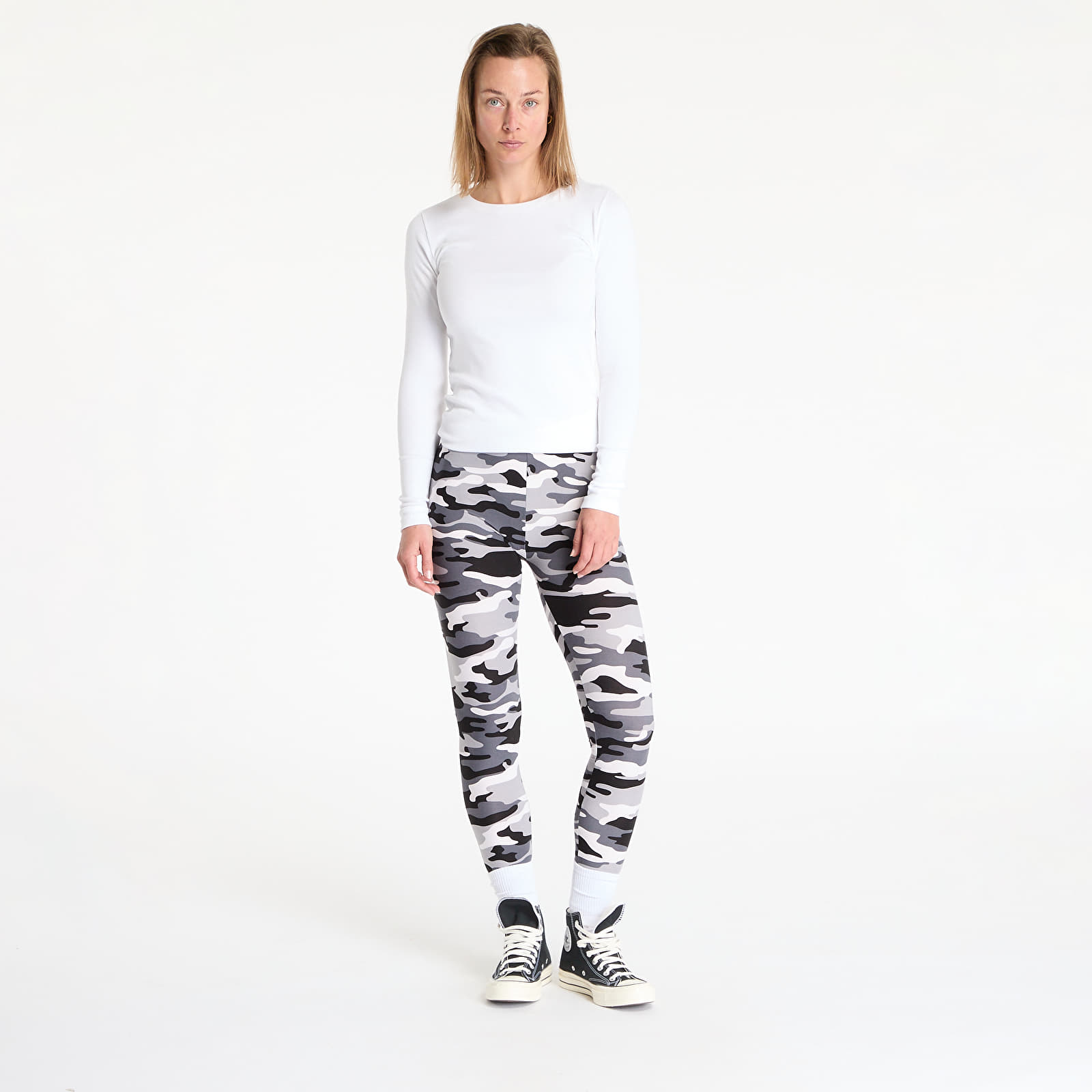 Leggings  Urban Classics Ladies Camo Leggings Camo White