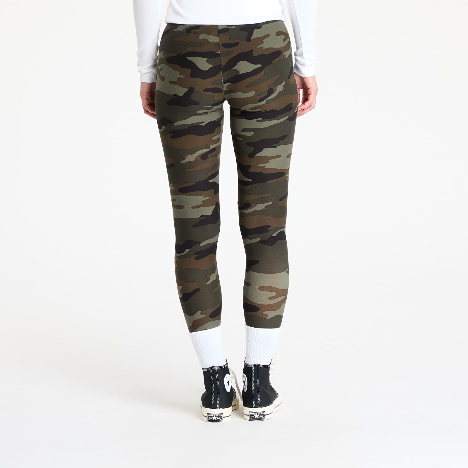 Leginsy Urban Classics Ladies Camo Leggings Camo Green