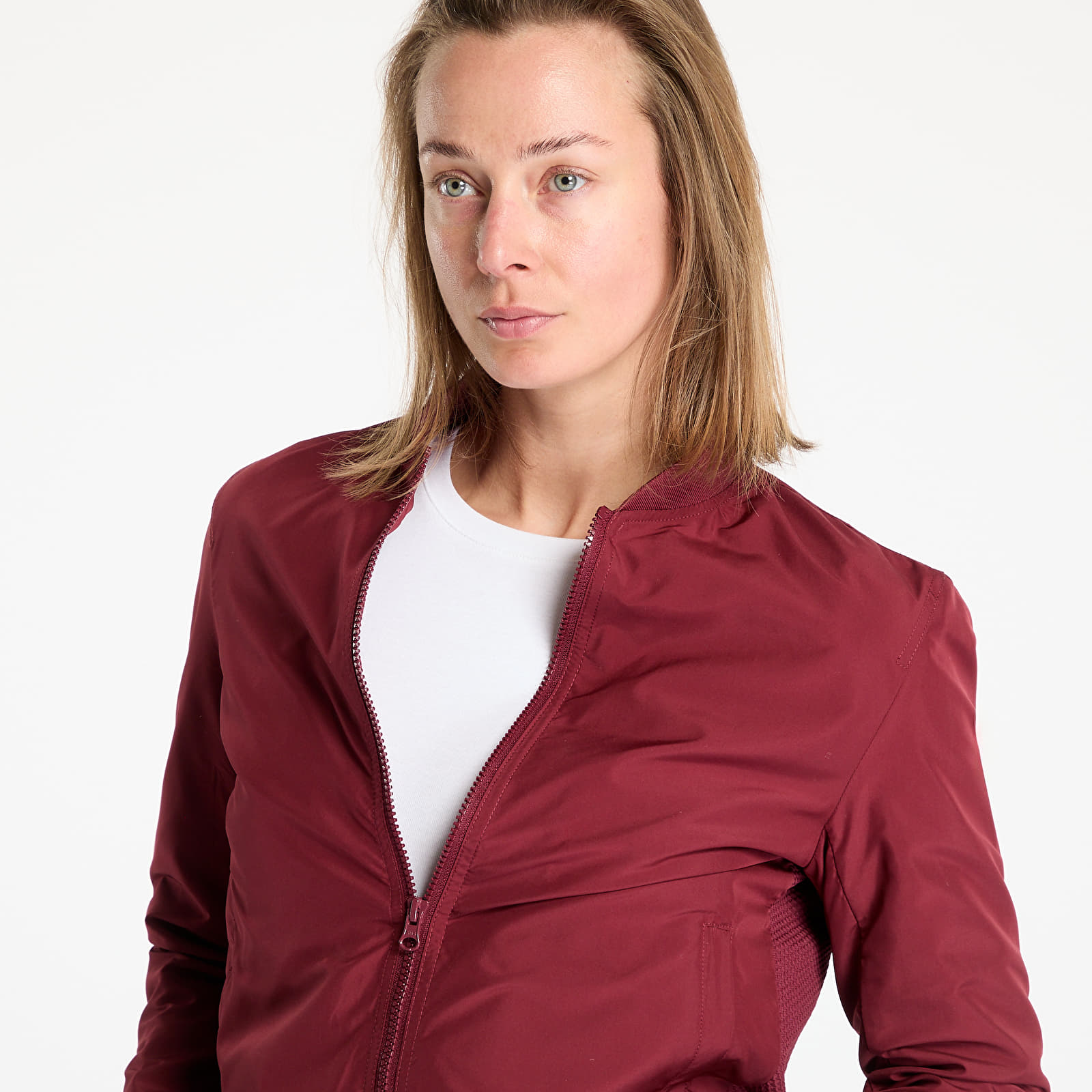 Bundy Urban Classics Ladies Light Bomber Jacket Wine