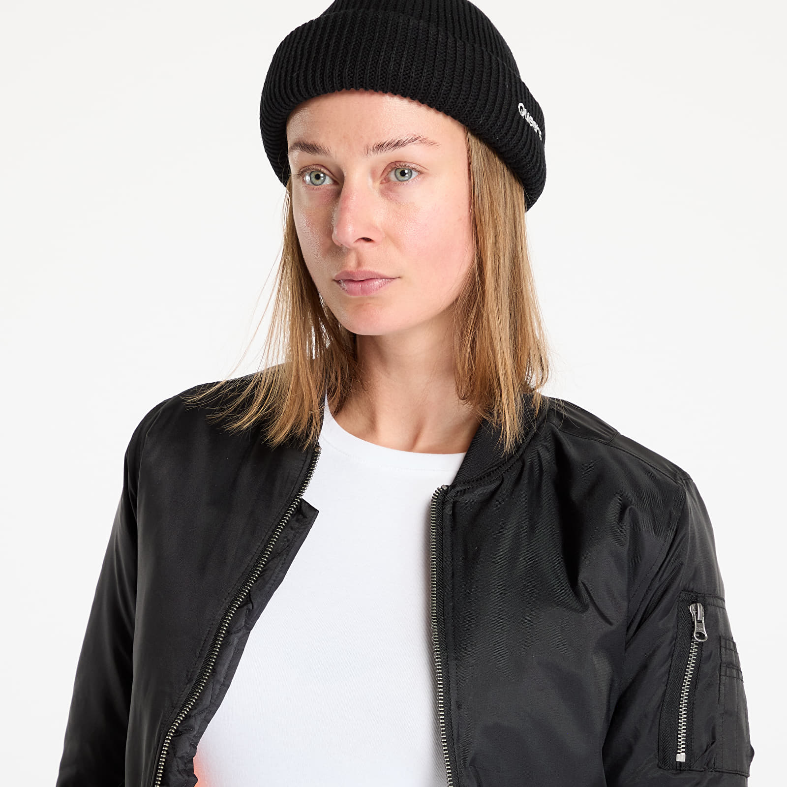 Jakne Urban Classics Ladies Basic Bomber Jacket Black
