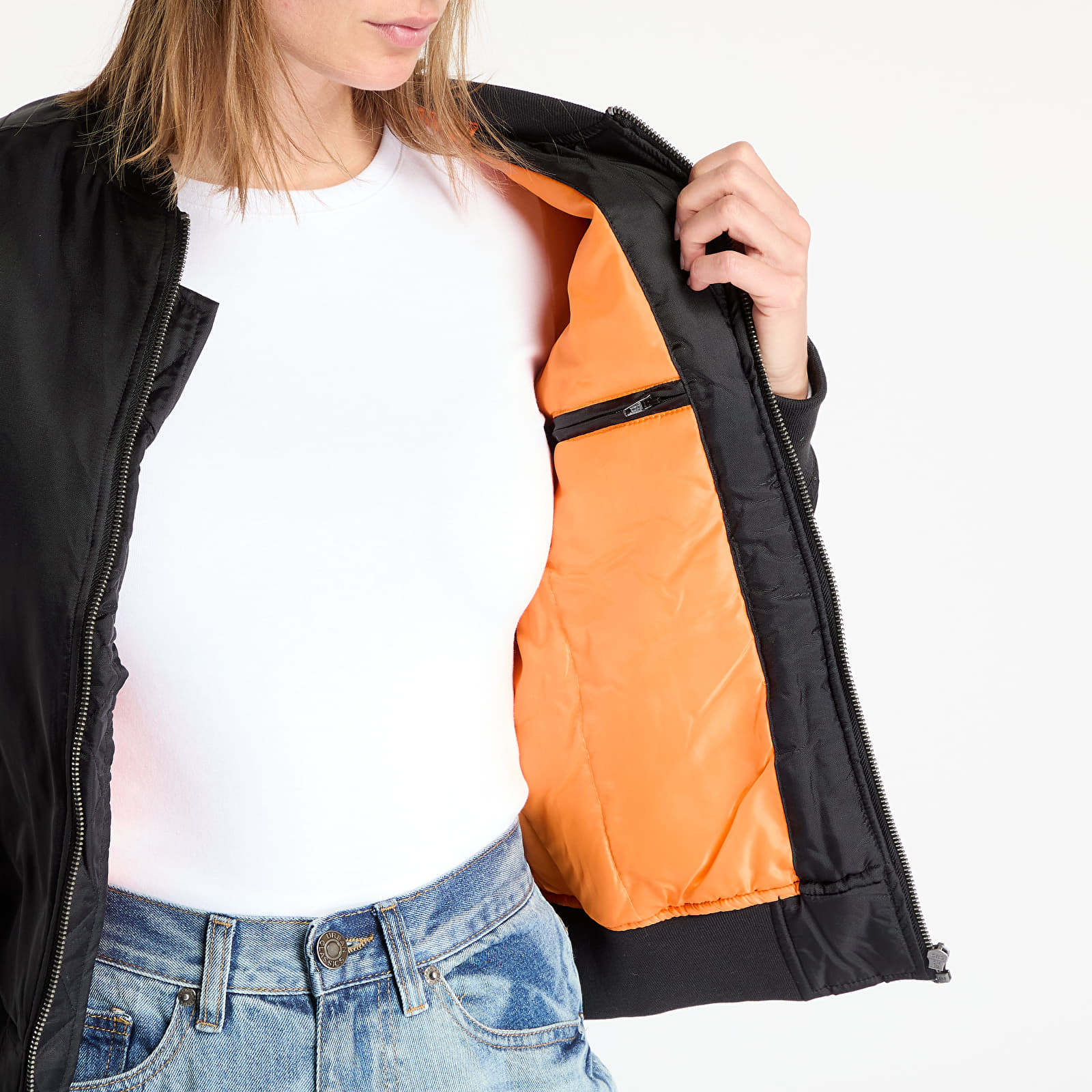 Jakne Urban Classics Ladies Basic Bomber Jacket Black