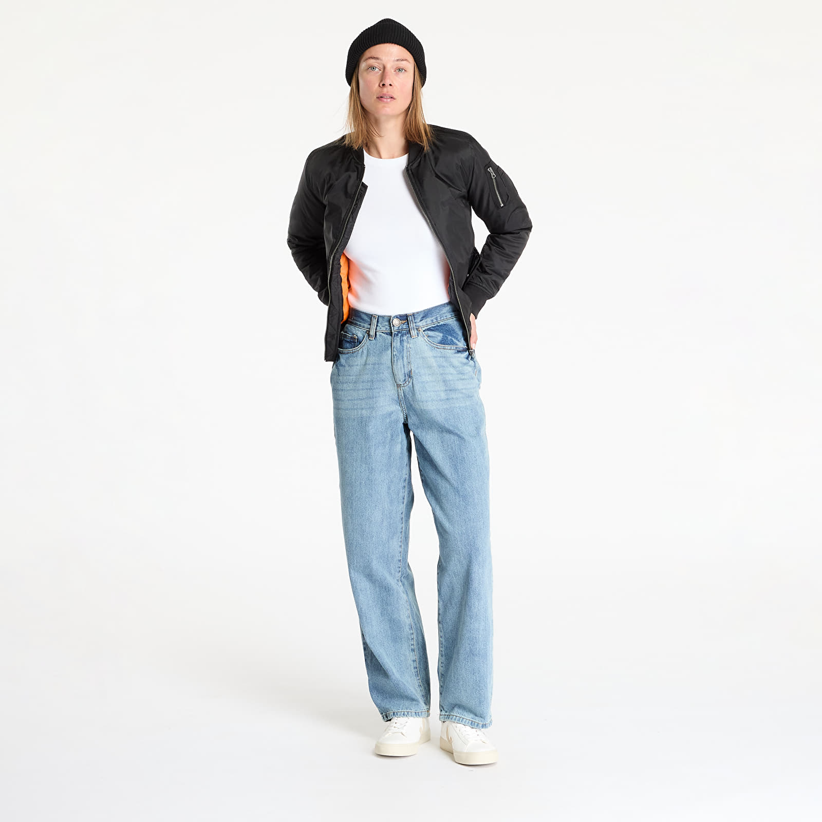 Jakne Urban Classics Ladies Basic Bomber Jacket Black