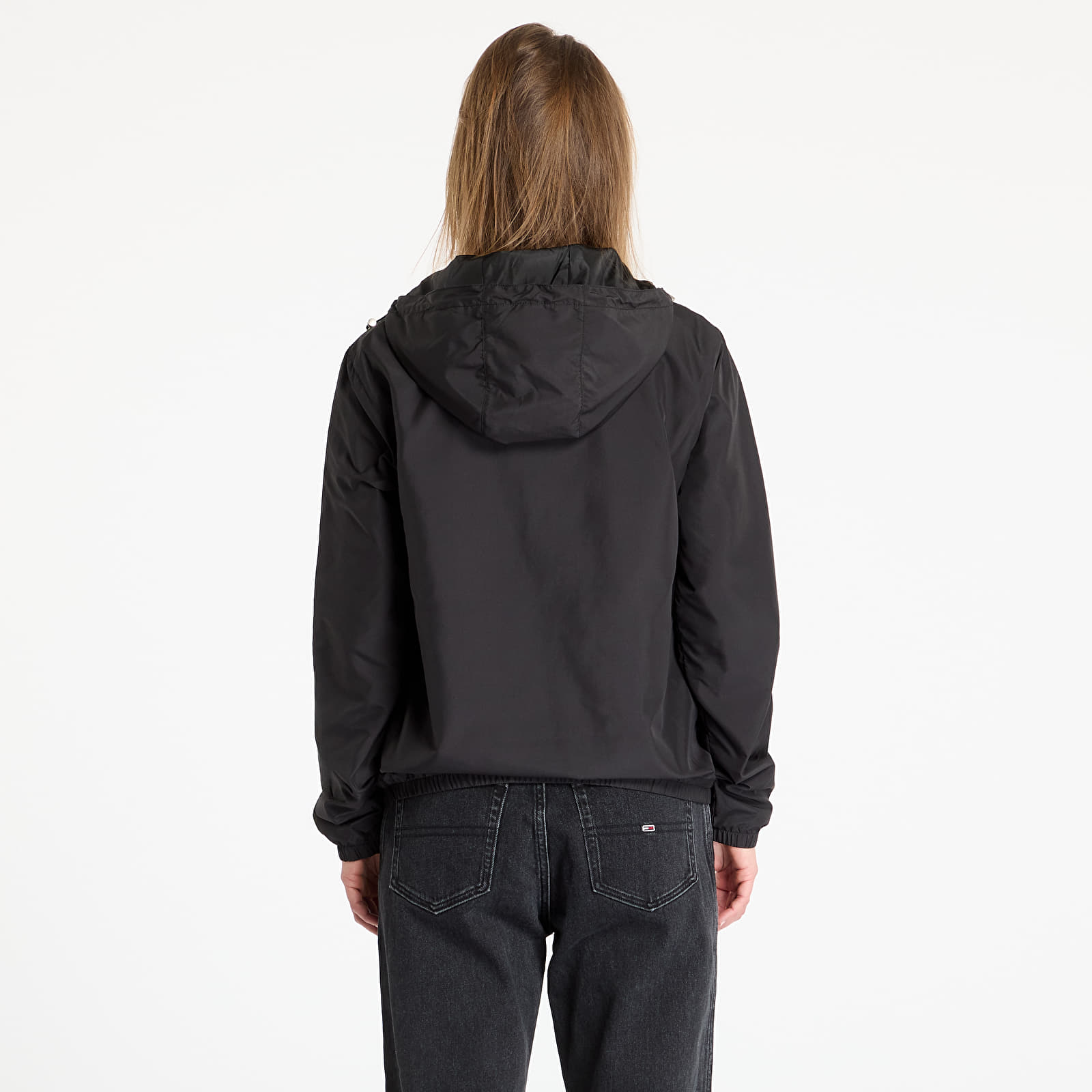 Windjacke Urban Classics Ladies Basic Pull Over Jacket Black