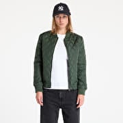 Urban Classics Ladies Diamond Quilt Nylon Jacket Olive