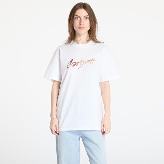 T-shirt Carhartt WIP S/S Drip Script T-Shirt UNISEX White