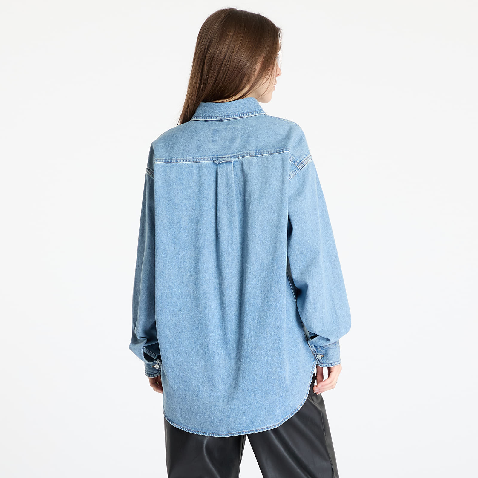 Meeste särgid Carhartt WIP L/S Lucas Shirt UNISEX Blue Bleached