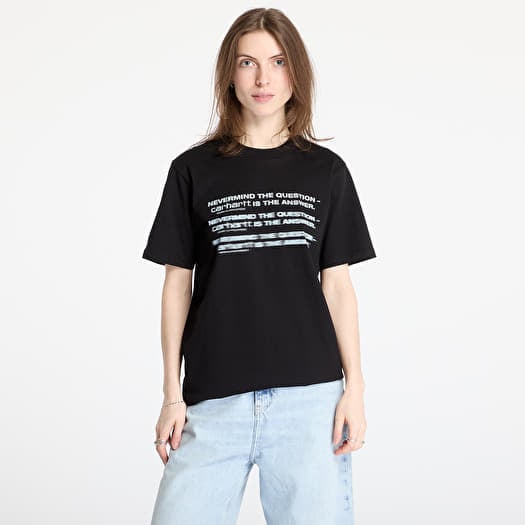 T-shirt Carhartt WIP S/S Nevermind T-Shirt UNISEX Black/ White