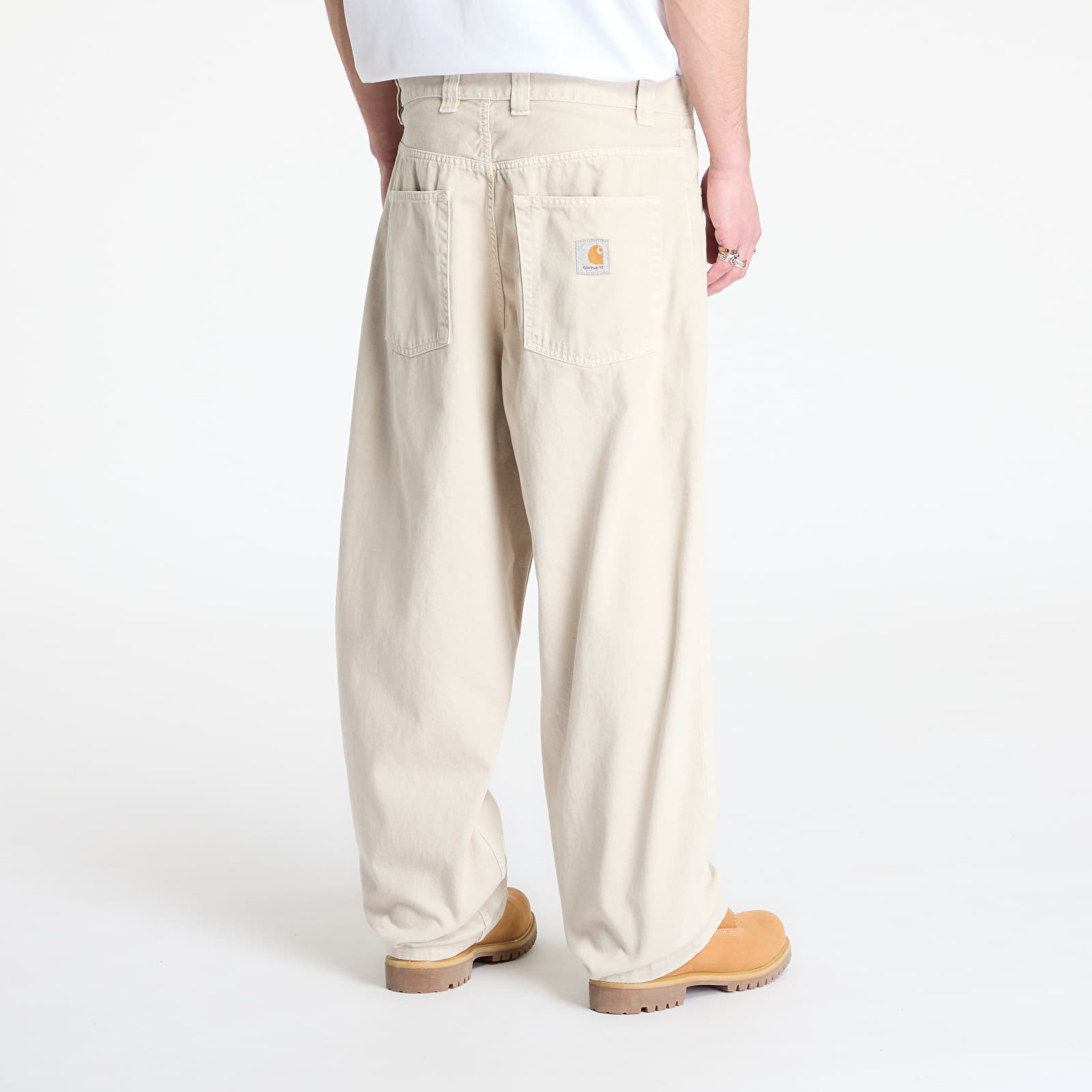 Pantalones de hombre Carhartt WIP Brandon Pant Fleur De Sel Stone Dyed