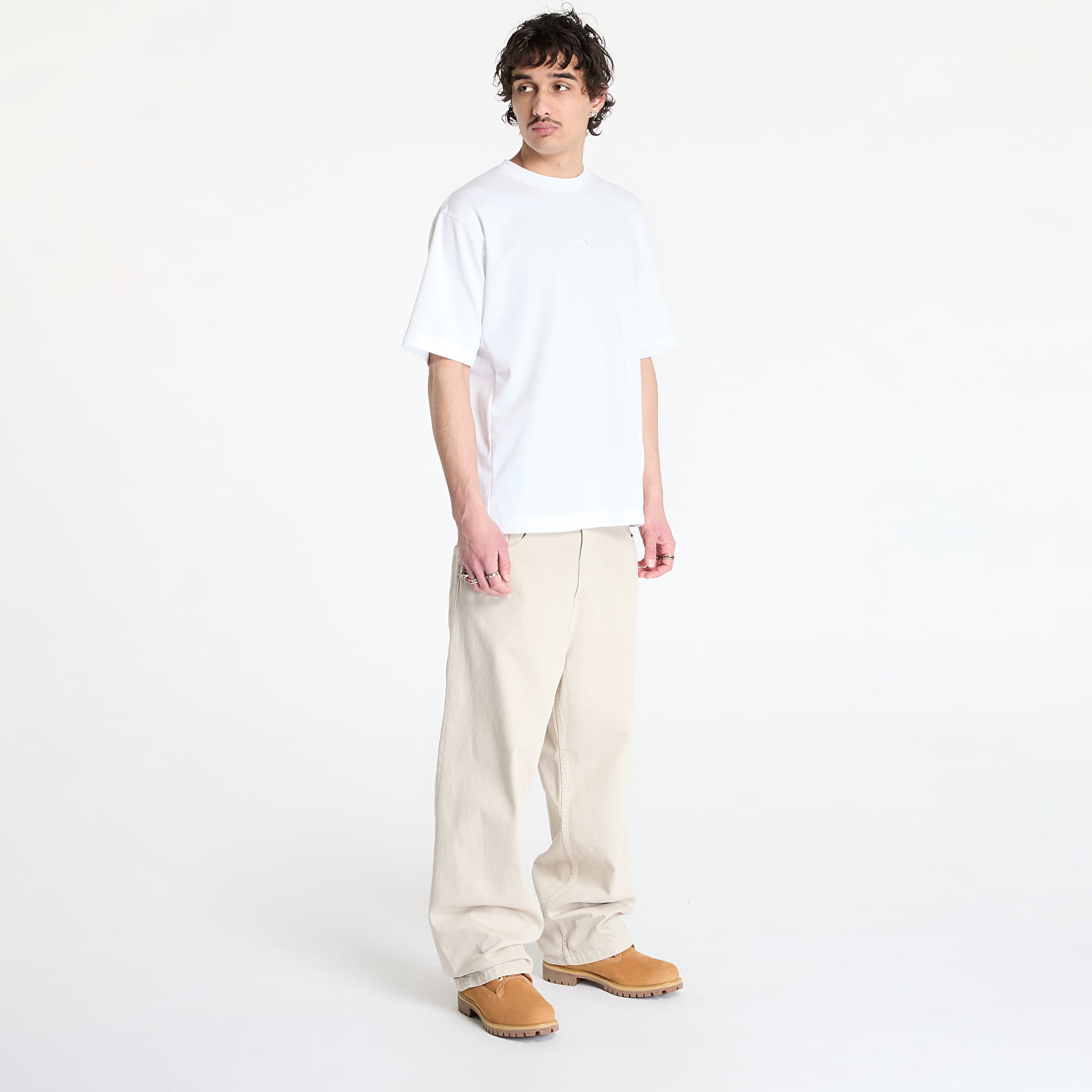Pantalones de hombre Carhartt WIP Brandon Pant Fleur De Sel Stone Dyed