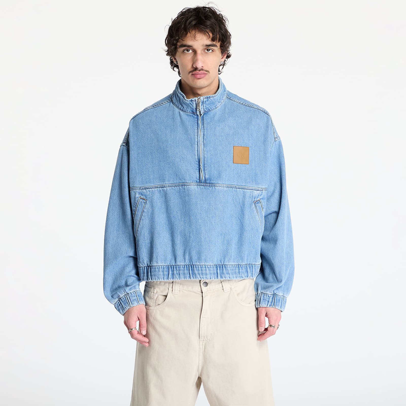 Muške jakne Calvin Klein Jeans Pop Over Denim Jacket Denim