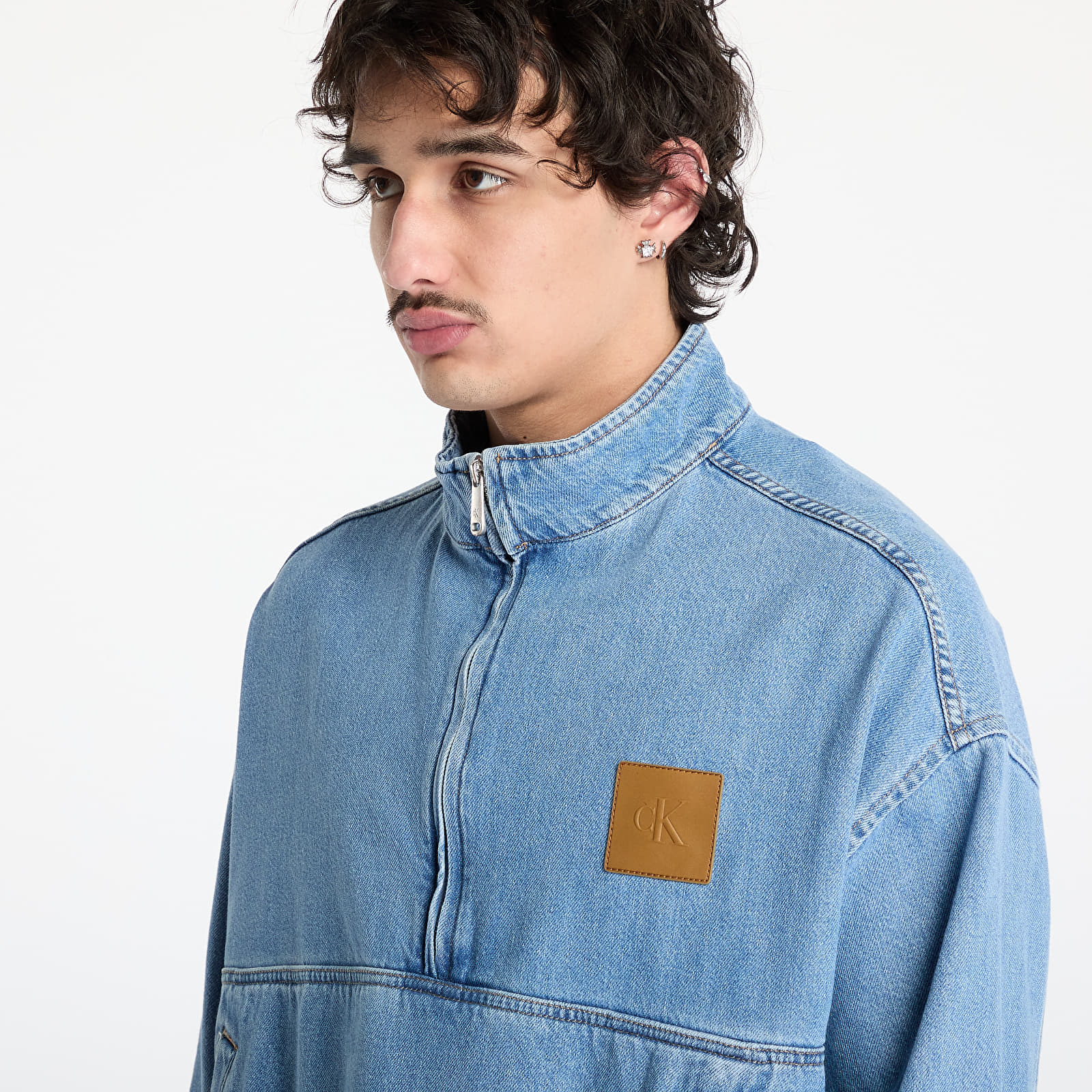 Muške jakne Calvin Klein Jeans Pop Over Denim Jacket Denim