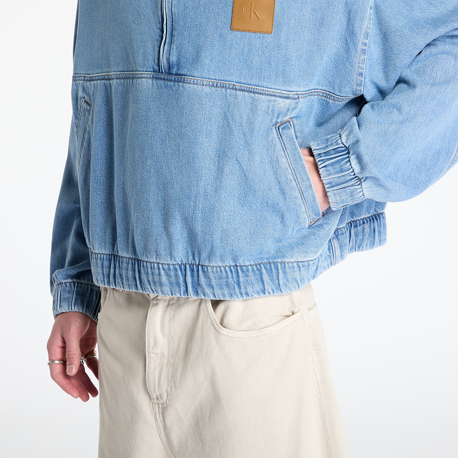 Muške jakne Calvin Klein Jeans Pop Over Denim Jacket Denim