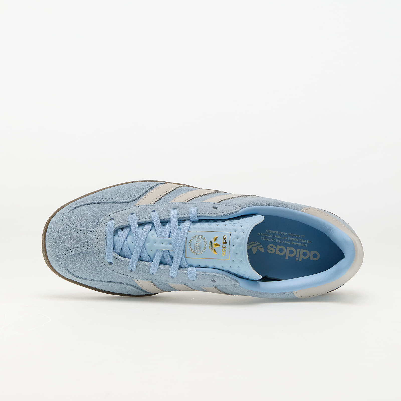 Women's sneakers and shoes adidas Gazelle Indoor W Clear Sky/ Off White/ Gum5