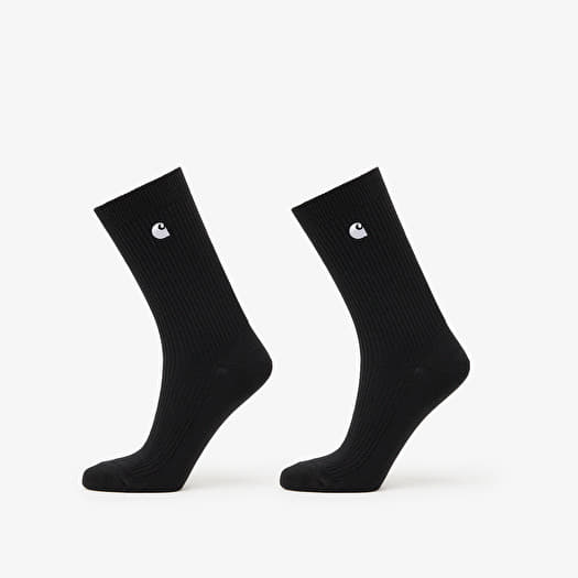 Carhartt WIP Madison Socks 2-Pack Black/ White