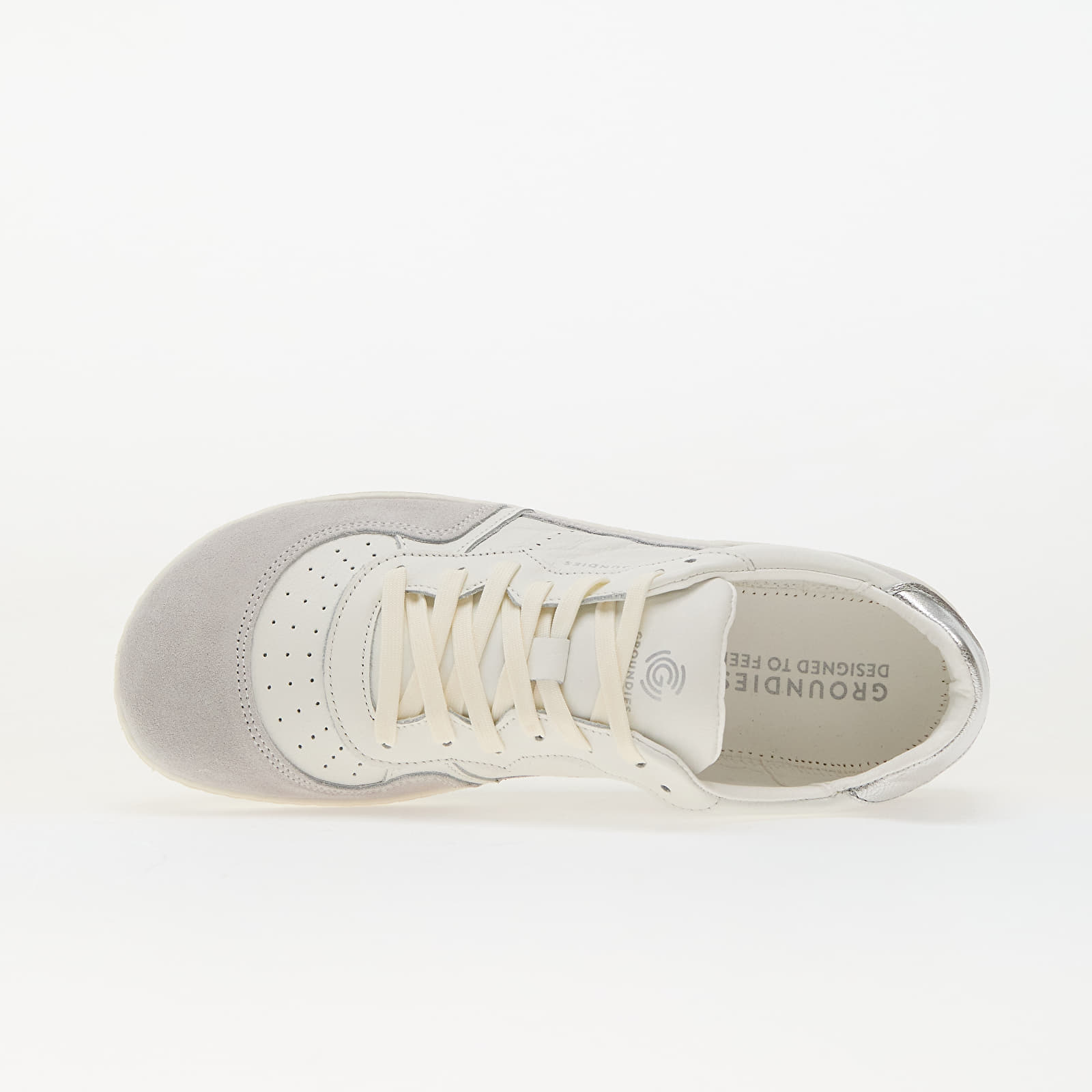 Sneakers und Schuhe für Frauen Groundies Nova GO1 Women White/ Silver