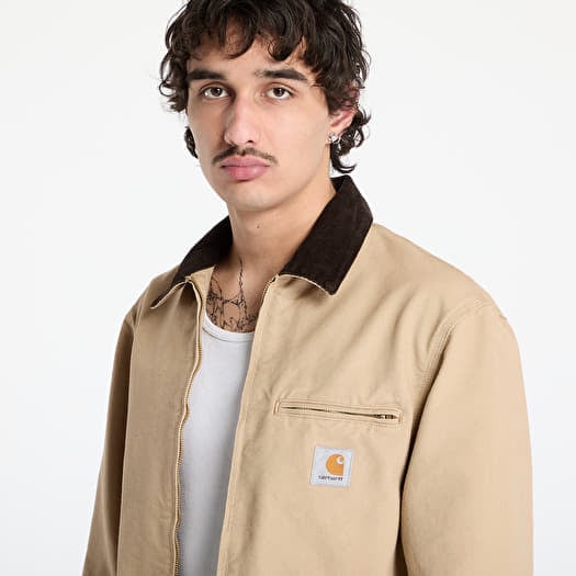 Carhartt WIP Detroit Jacket UNISEX Dusty H Brown/ Tobacco Rinsed