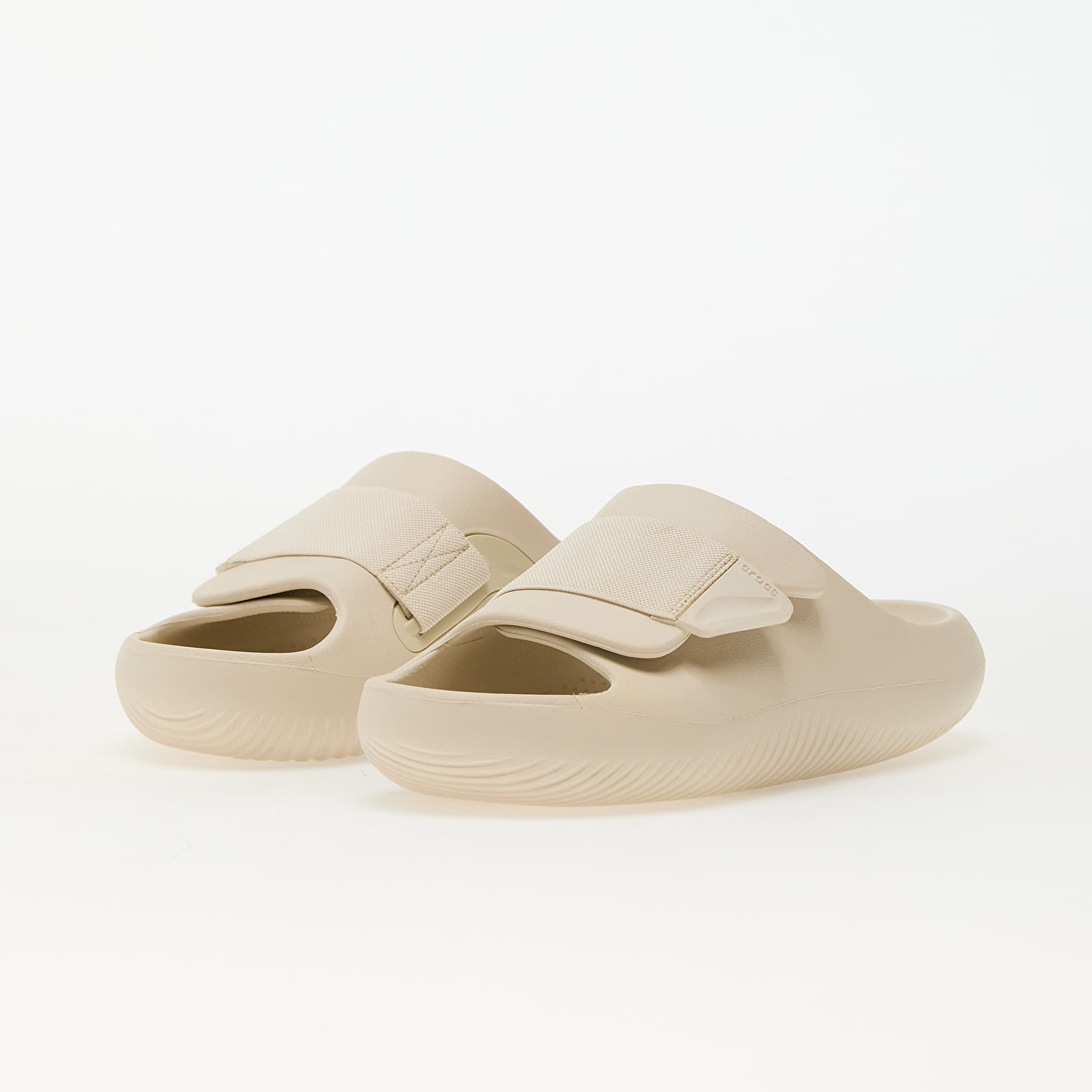 Herenschoenen Crocs Mellow Luxe Recovery Slide Stucco