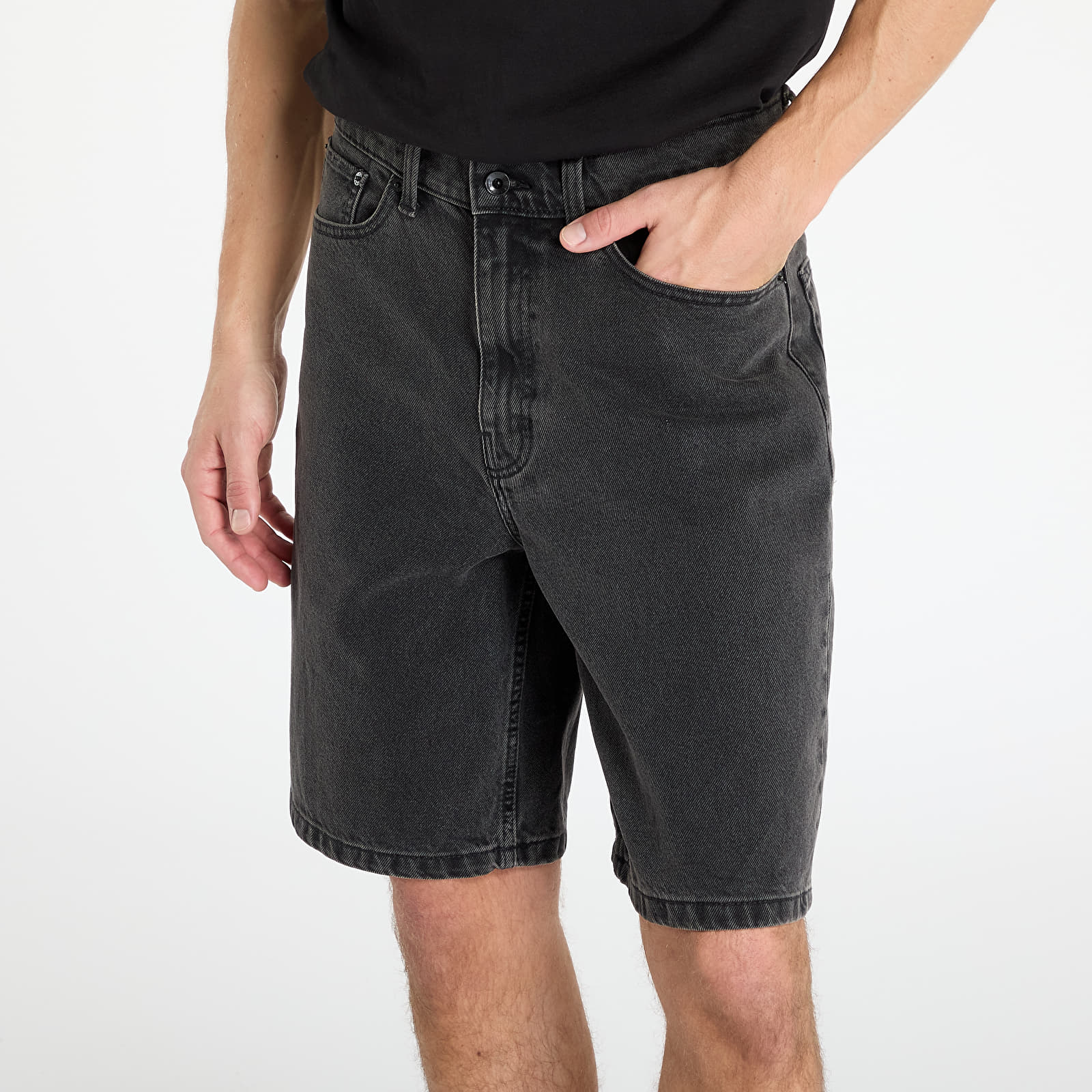 Pantalones cortos para hombre Vans Check-5 Baggy Denim Shorts Black